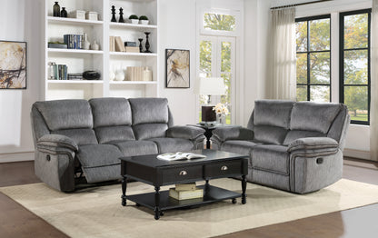 Homelegance Muirfield Gray Reclining Loveseat 9913-2WC