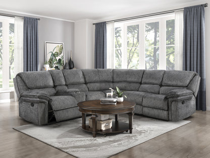 Homelegance Muirfield Sectional Sofa in Light Brown 9913-32LCN2R