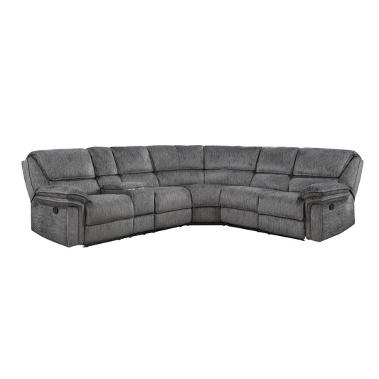 Homelegance Muirfield Sectional Sofa in Light Brown 9913-32LCN2R
