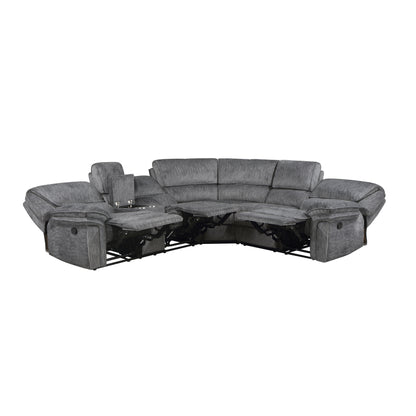 Homelegance Muirfield Sectional Sofa in Light Brown 9913-32LCN2R