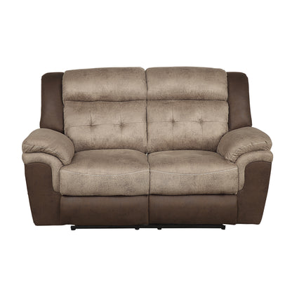 Homelegance Loveseat Reclining in 2-tone Brown 9980-2
