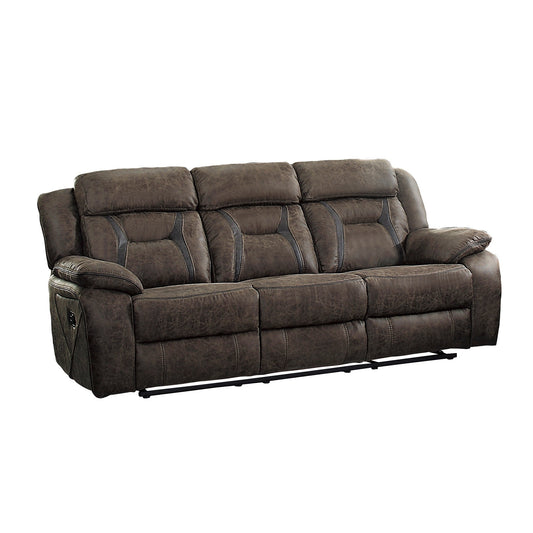 Homelegance Madrona Hill Dark Brown Reclining Sectional Sofa 9989DB-3