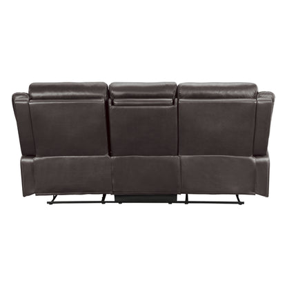 Homelegance Yerba Dark Brown Reclining Sectional Sofa 9990DB-3