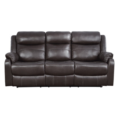 Homelegance Yerba Dark Brown Reclining Sectional Sofa 9990DB-3