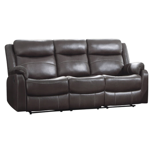 Homelegance Yerba Dark Brown Reclining Sectional Sofa 9990DB-3