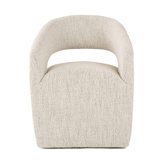 Modrest Angie Modern Beige Fabric Dining Chair