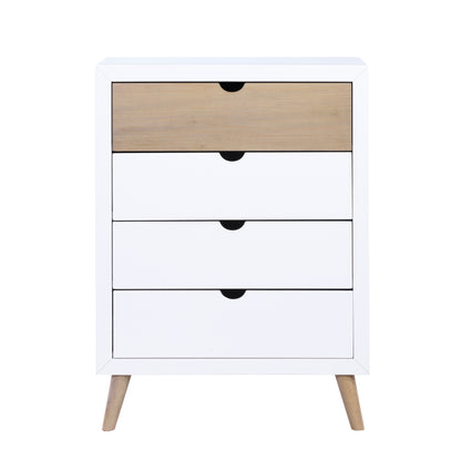 Homelegance Asker Chest Natural Pine and White Finish B2012-9