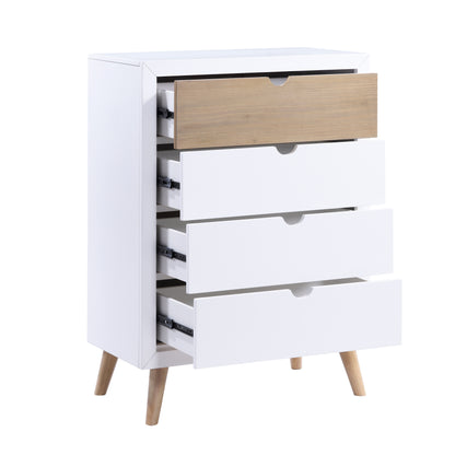 Homelegance Asker Chest Natural Pine and White Finish B2012-9