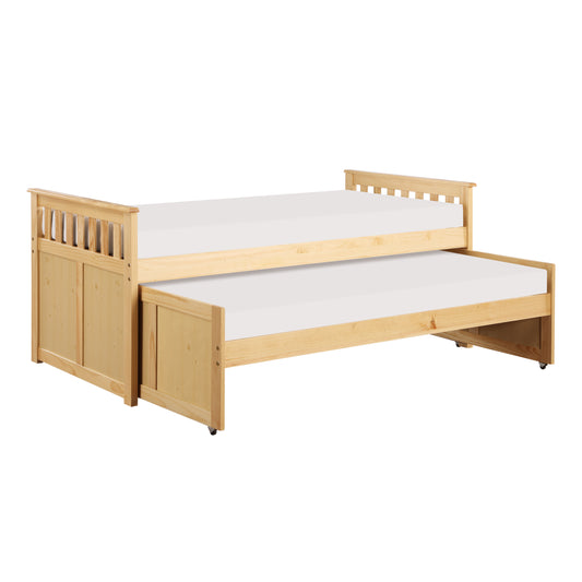 Homelegance Bartly Twin Twin Bed Natural Pine Finish B2043RT-1