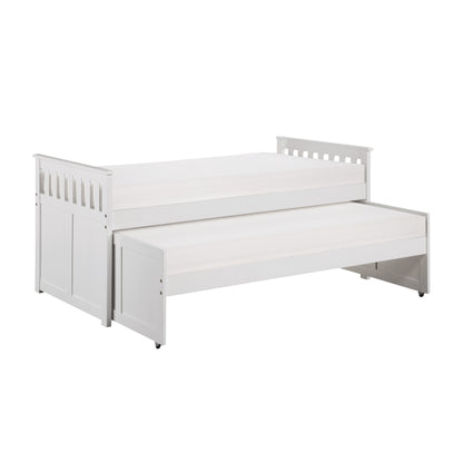 Homelegance Galen Twin Over Twin Bed White B2053RTW-1