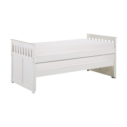 Homelegance Galen Twin Over Twin Bed White B2053RTW-1