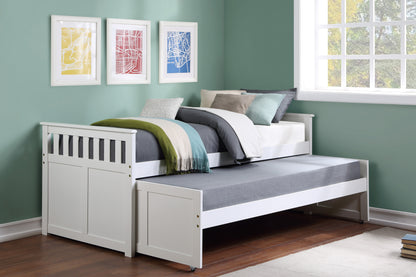 Homelegance Galen Twin Over Twin Bed White B2053RTW-1