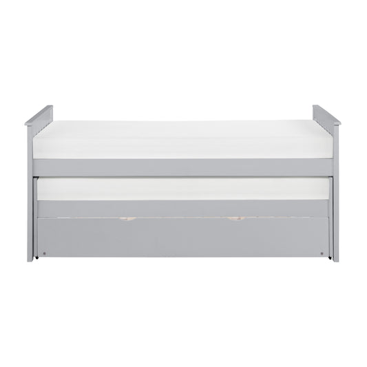 Homelegance Orion Twin Twin Bed with Twin Trundle Gray B2063RT-1R