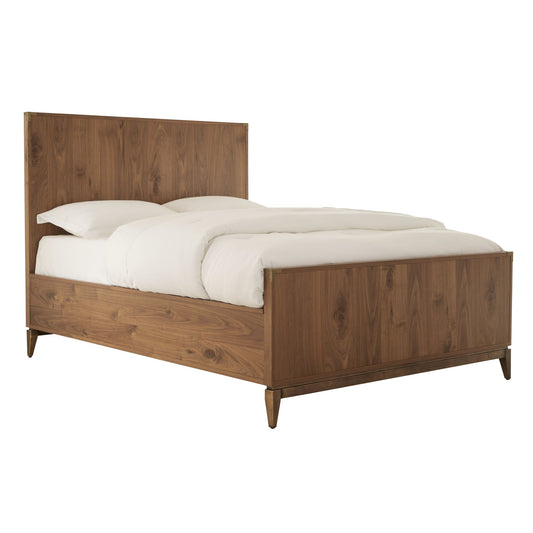 Modus Adler Wood Panel Bed in Natural Walnut
