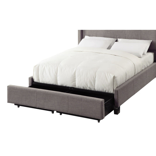 Modus Adona Upholstered Footboard Storage Bed in Dolphin Linen