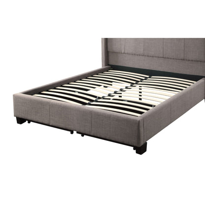 Modus Adona Upholstered Footboard Storage Bed in Dolphin Linen