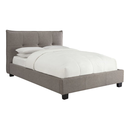 Modus Adona Upholstered Platform Bed in Dolphin Linen