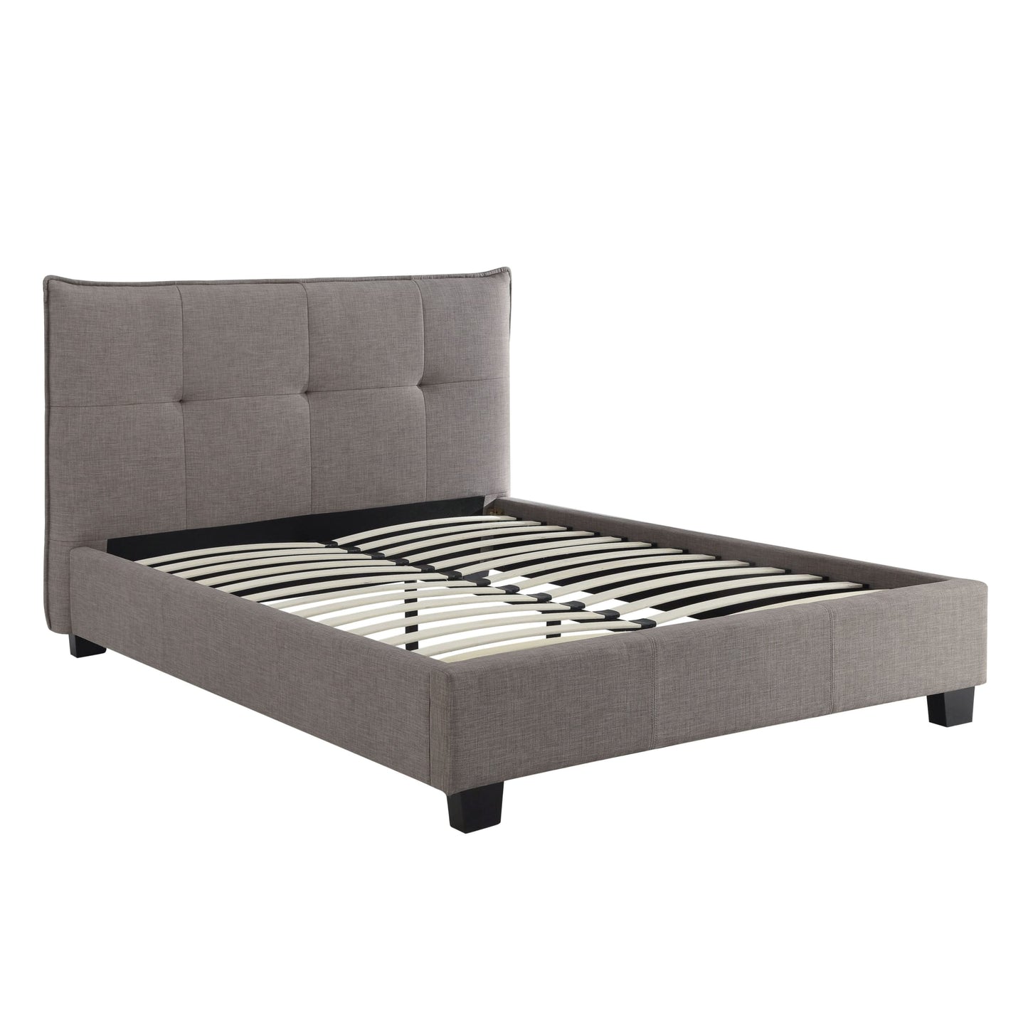 Modus Adona Upholstered Platform Bed in Dolphin Linen
