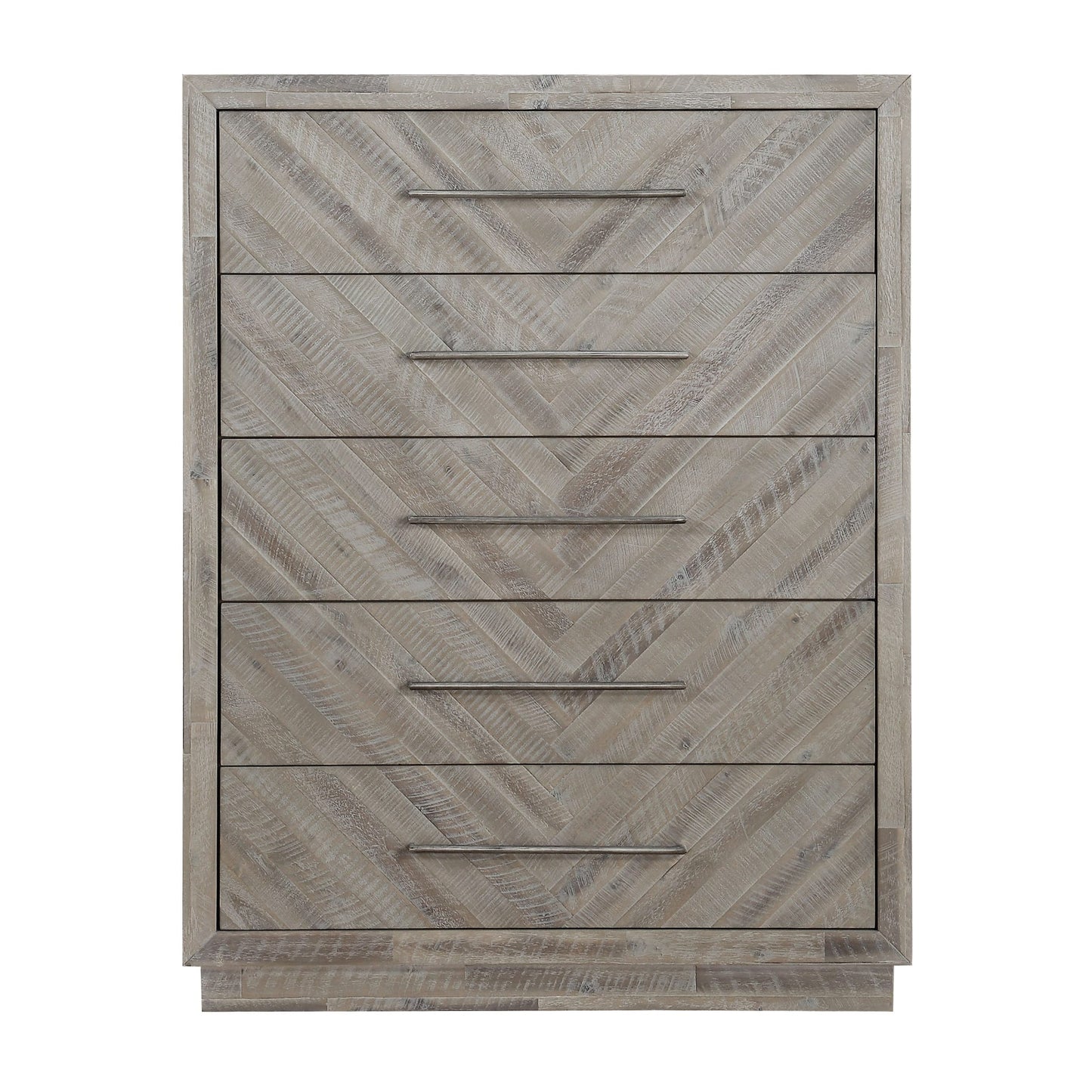 Modus Modus Modus Alexandra Solid Wood Five Drawer Chest in Rustic Latte