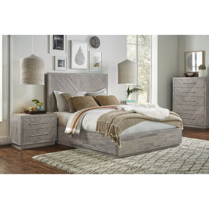 Modus Alexandra Solid Wood Storage Bed in Rustic Latte