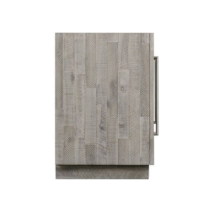 Modus Alexandrda Solid Wood 74 inch Media Console in Rustic Latte
