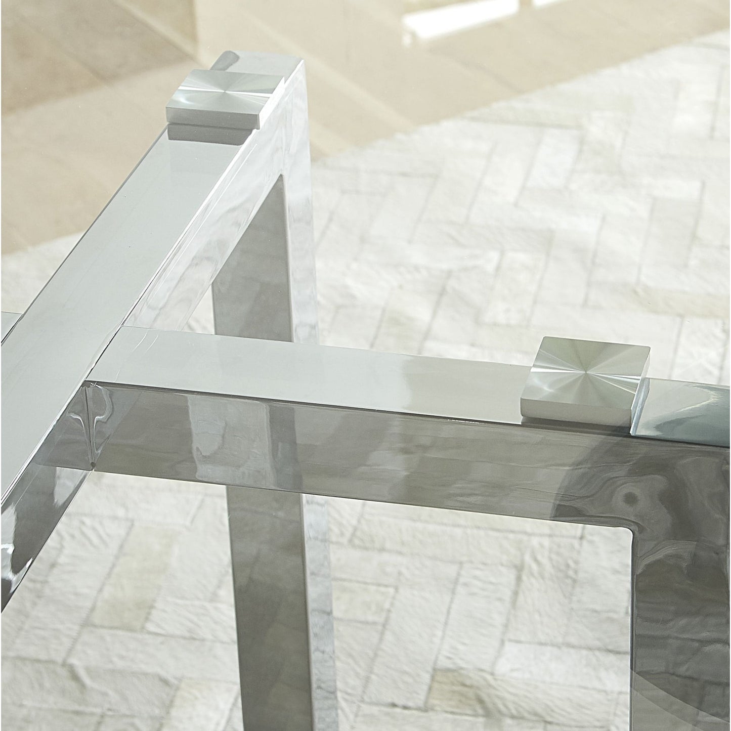 Modus Amalfi 32 inch Round Glass Top Bar Table
