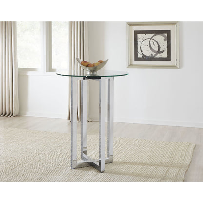 Modus Amalfi 32 inch Round Glass Top Bar Table
