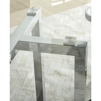 Modus Amalfi 54 inch Round Glass Top Counter Table