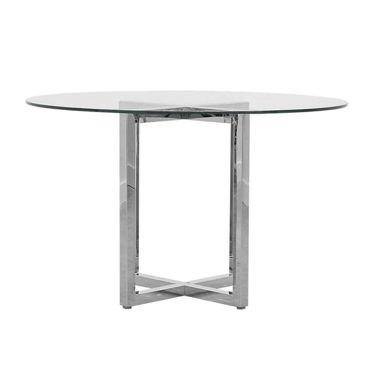 Modus Amalfi 54 inch Round Glass Top Counter Table