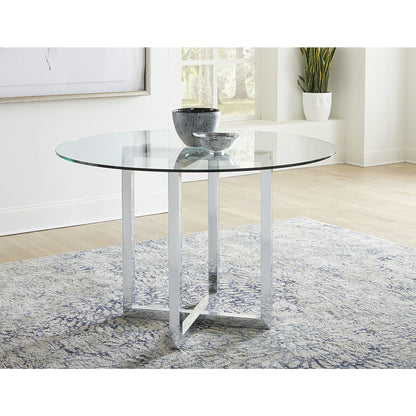 Modus Amalfi 54 inch Round Glass Top Counter Table