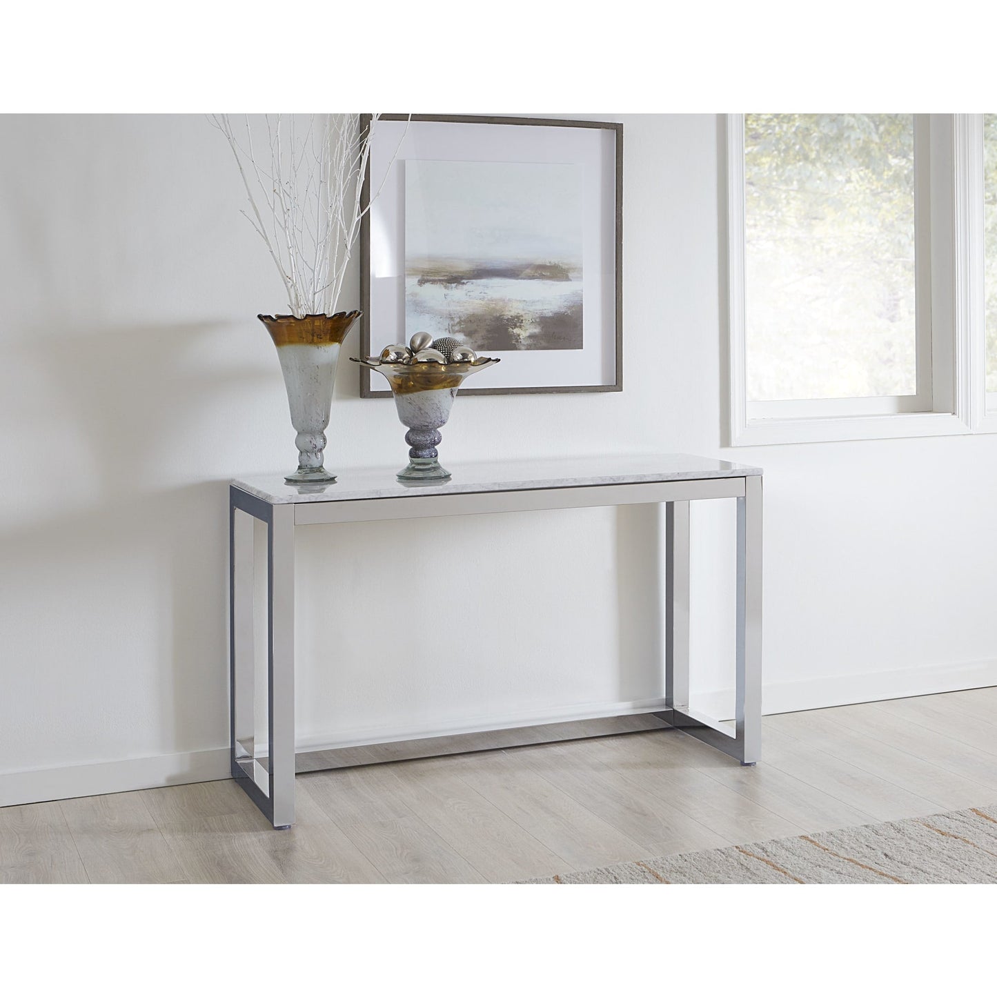 Modus Amalfi Carrara Marble Top Sideboard
