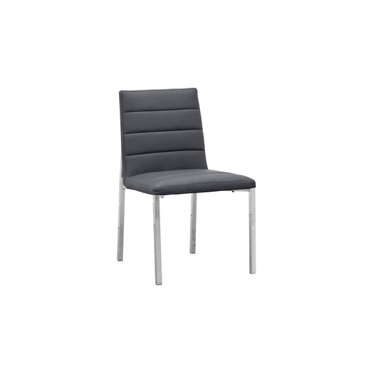 Modus Amalfi Metal Back Chair in Cobalt Leather