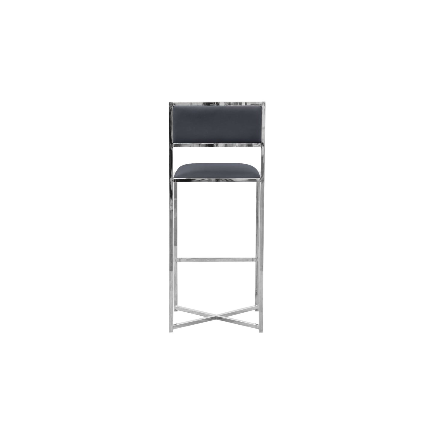 Modus Amalfi X-Base Bar Stool in Cobalt Leather