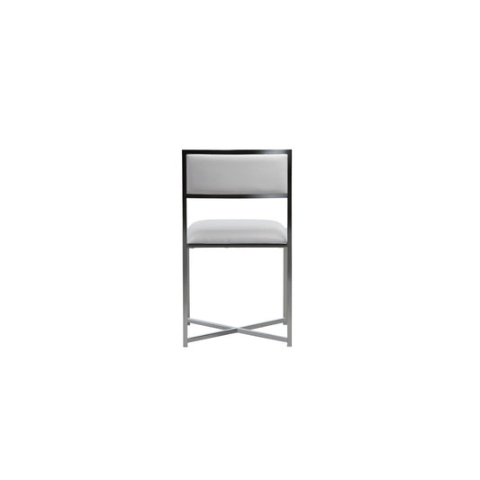 Modus Amalfi X-Base Chair in White Leather