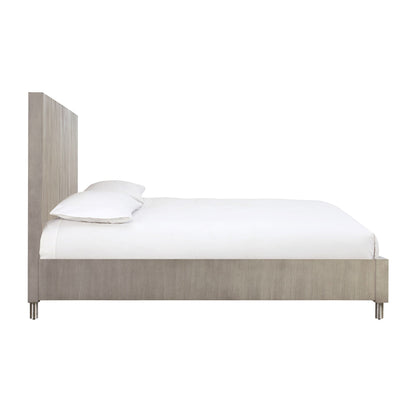 Modus Argento Wave-Patterned Bed in Misty Grey