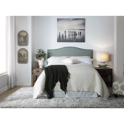 Modus Ariana Upholstered Platform Bed in Bluebird