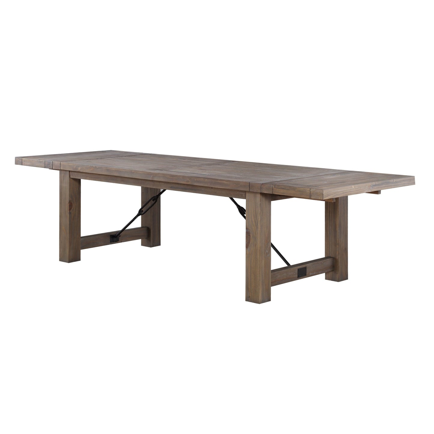 Modus Autumn Solid Wood Extending Dining Table in Flink Oak