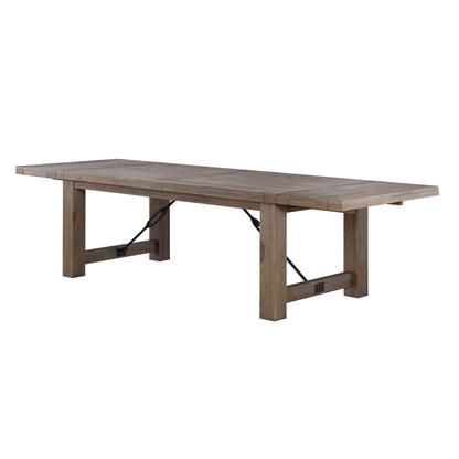 Modus Autumn Solid Wood Extending Dining Table in Flink Oak