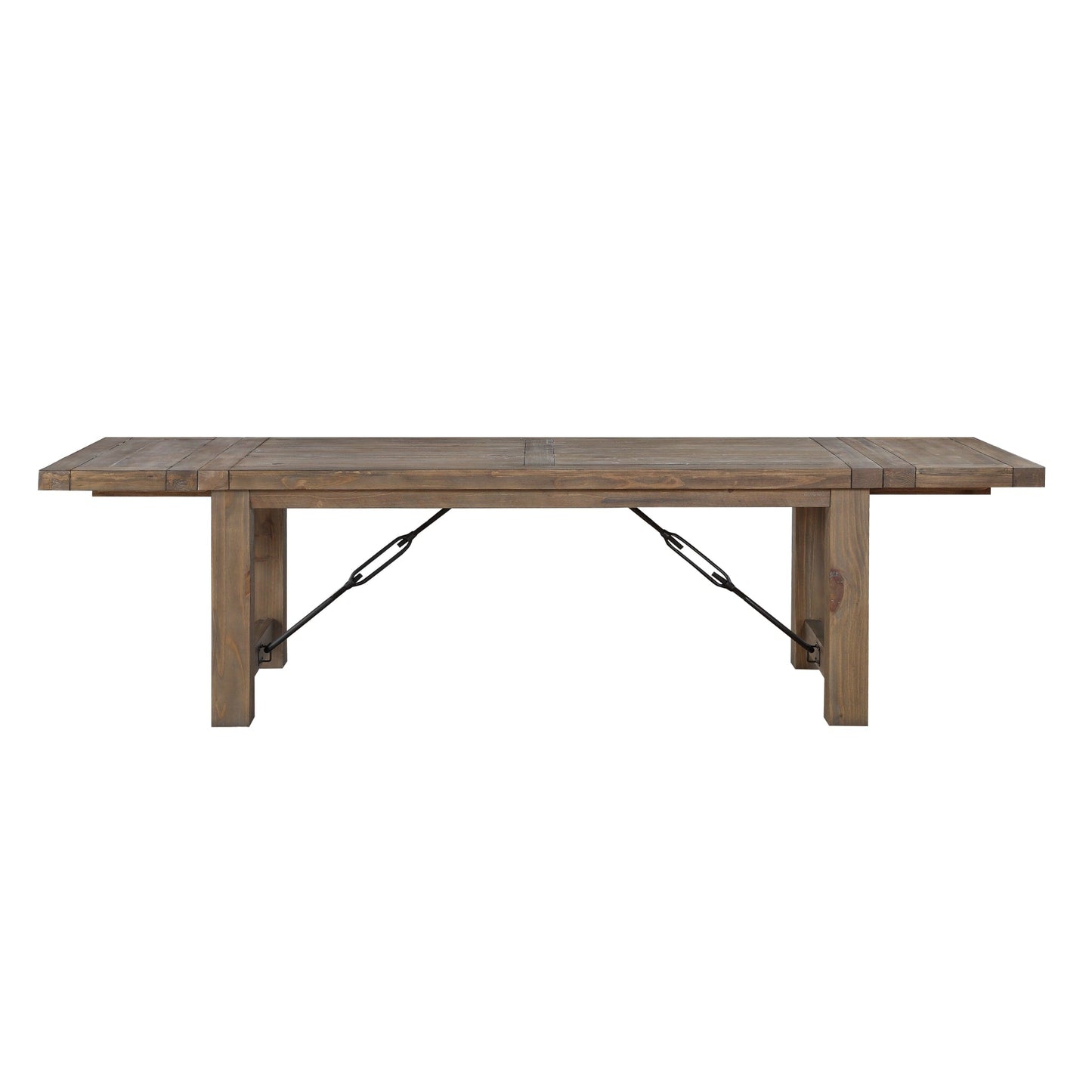Modus Autumn Solid Wood Extending Dining Table in Flink Oak