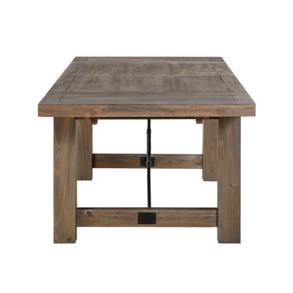 Modus Autumn Solid Wood Extending Dining Table in Flink Oak