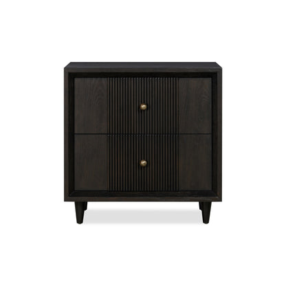 Modus Avedon USB-Charging Two Drawer Nightstand in Smoky Topaz