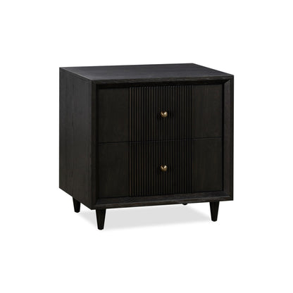 Modus Avedon USB-Charging Two Drawer Nightstand in Smoky Topaz