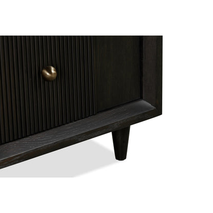 Modus Avedon USB-Charging Two Drawer Nightstand in Smoky Topaz