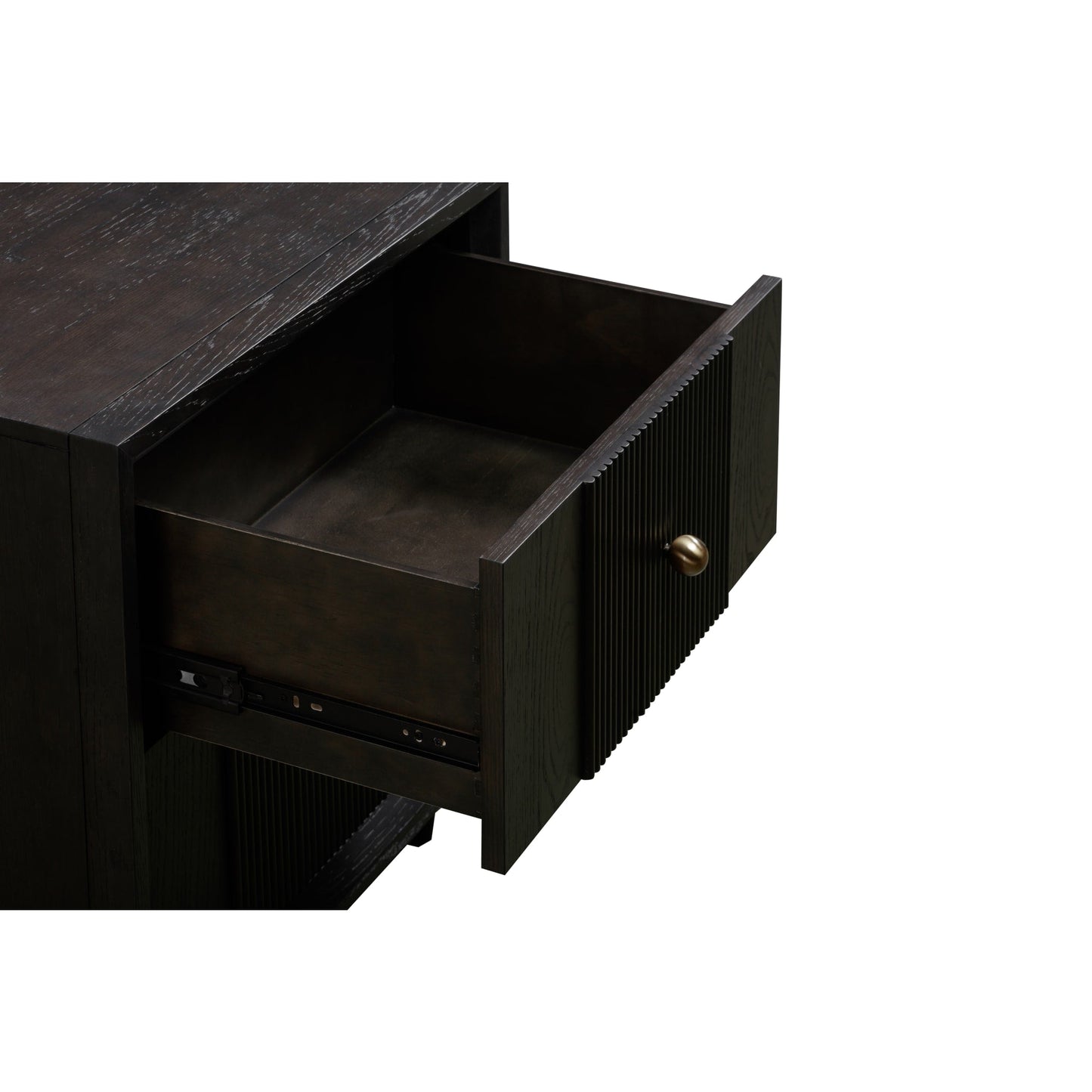 Modus Avedon USB-Charging Two Drawer Nightstand in Smoky Topaz