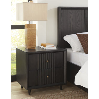 Modus Avedon USB-Charging Two Drawer Nightstand in Smoky Topaz
