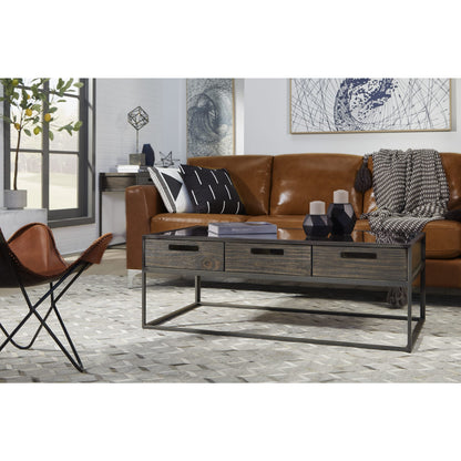 Modus Modus Bradley Three-Drawer Coffee Table in Double Fudge
