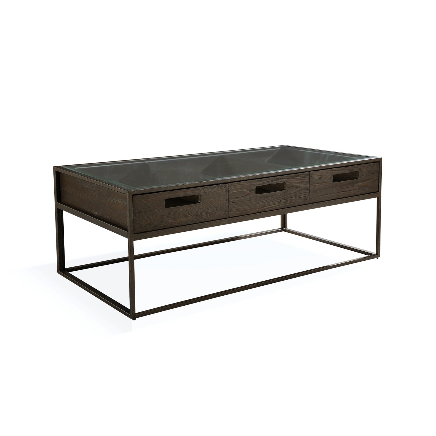 Modus Modus Bradley Three-Drawer Coffee Table in Double Fudge
