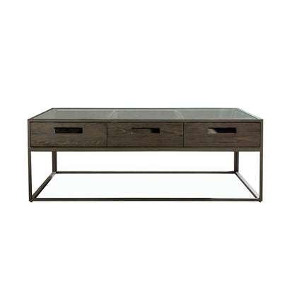 Modus Modus Bradley Three-Drawer Coffee Table in Double Fudge