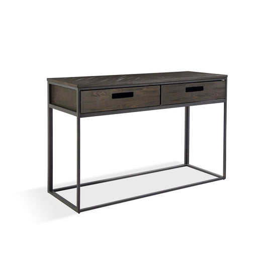 Modus Bradley Two-Drawer Console Table in Double Fudge