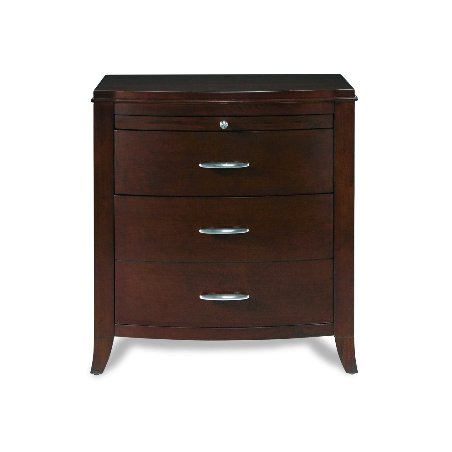 Modus Brighton Charging Station Nightstand in Cinnamon
